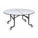 Flip Up & Folding Half Circle Round Table